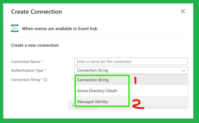 【Azure Logic App】使用Event Hub 连接器配置 Active Directory OAuth 认证无法成功连接到中国区Event Hub_microsoft_02