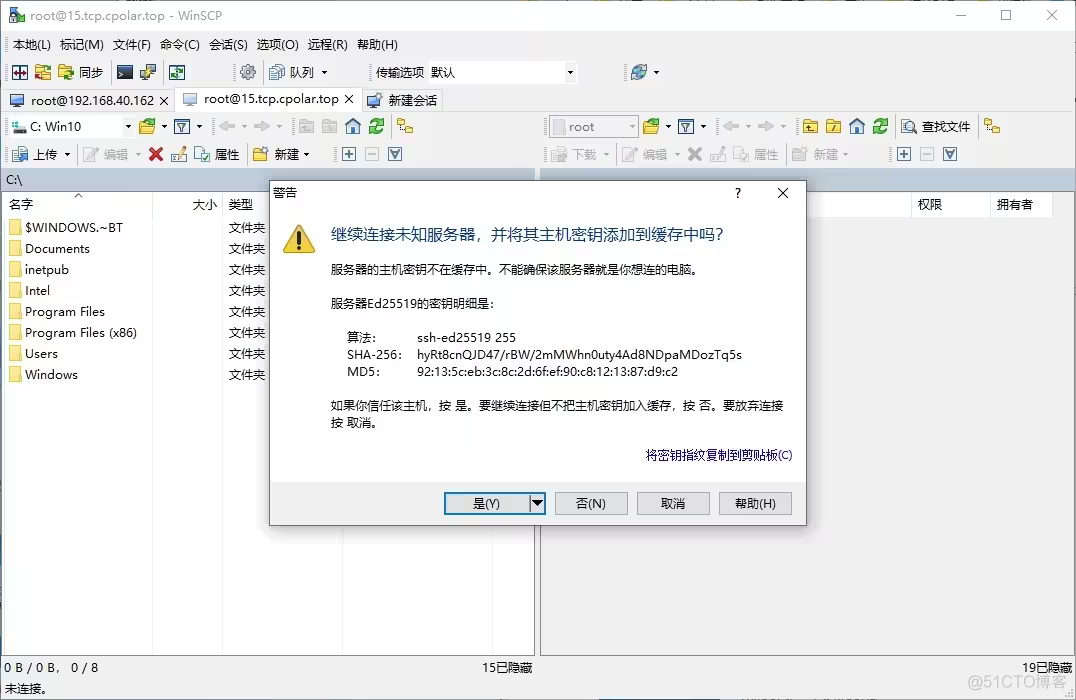 Win10如何配置OpenSSH+Server并实现无公网远程ssh连接文件传输？_运维_30