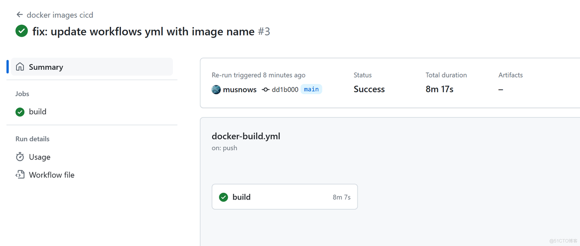 【docker】使用github action来自动发布项目到dockerhub_github_05