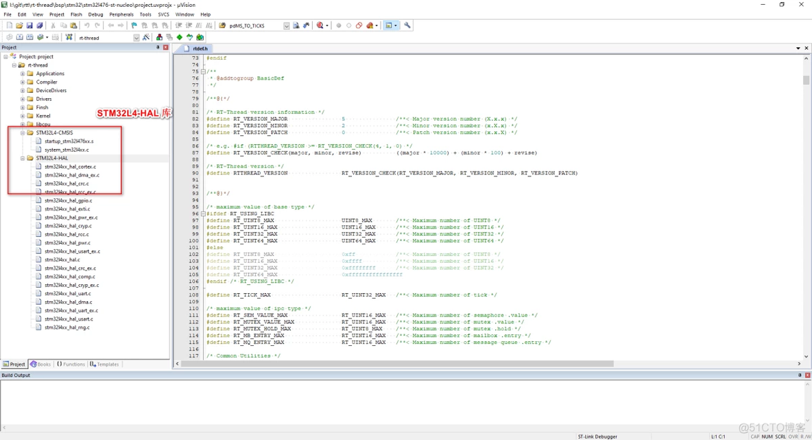 解决 RT-Thread bsp stm32l476-st-nucleo STM32L4 HAL库缺失问题_stm32_03