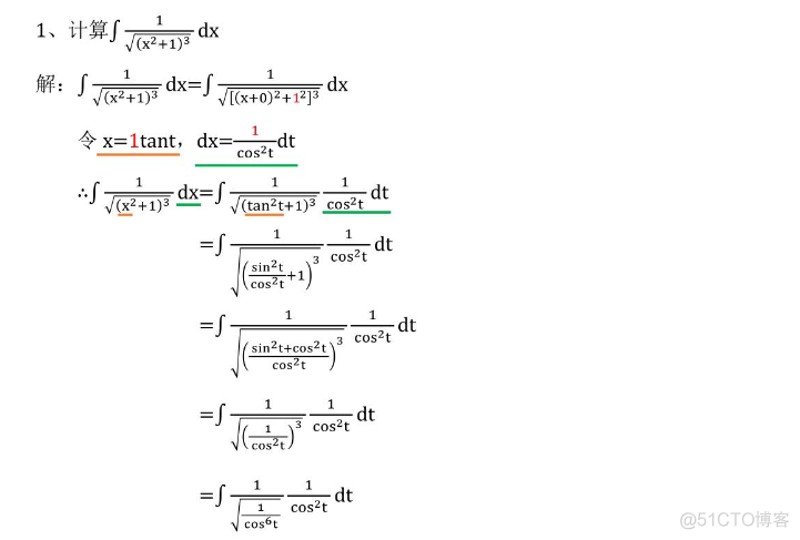 高等数学(上)总结，不包含微分方程_不定积分_66