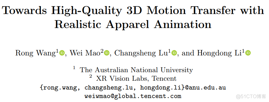 腾讯提出一种新的针对风格化角色和逼真服装动画的生成3D运动转移方法，生成效果逼真！_人工智能_02