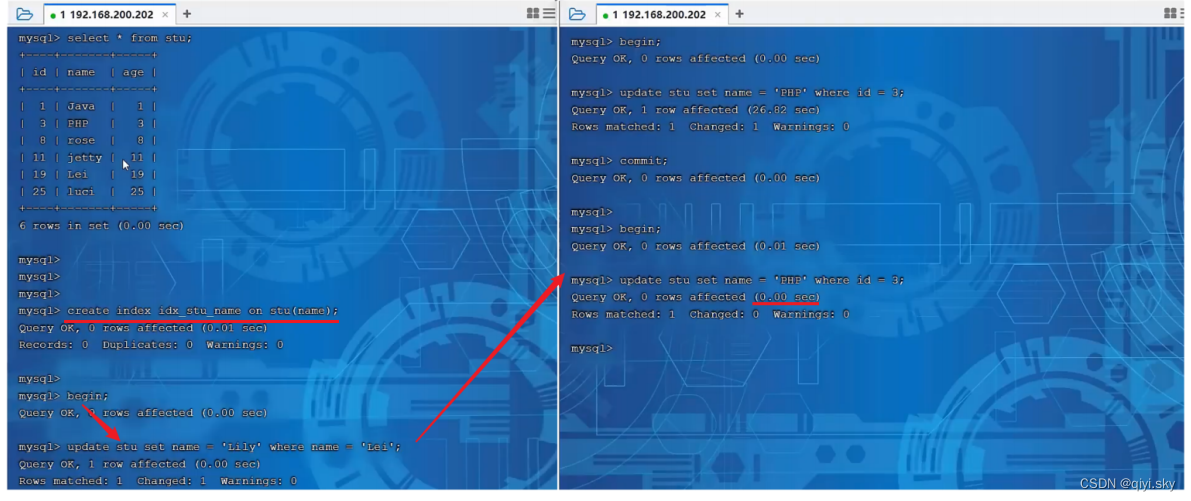 mysql 行锁之后_笔记_10