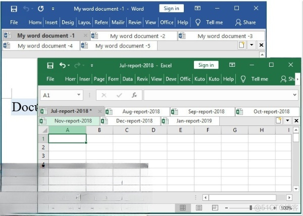 办公文件管理利器：Office Tab Enterprise 2024_Word