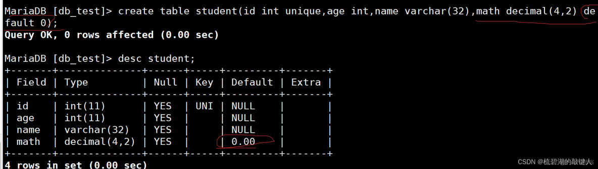 mysql UNIQUE KEY 多字段里面字段为空_表名_05