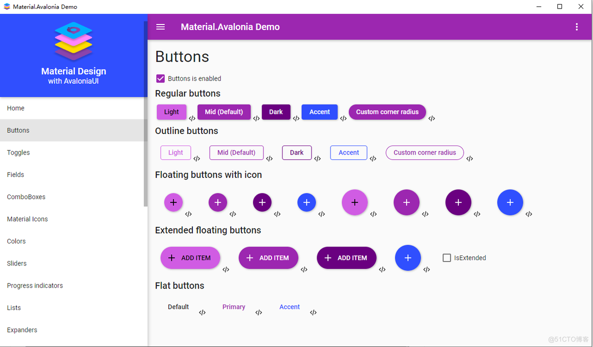 基于Material Design风格开源的Avalonia UI控件库_控件_06