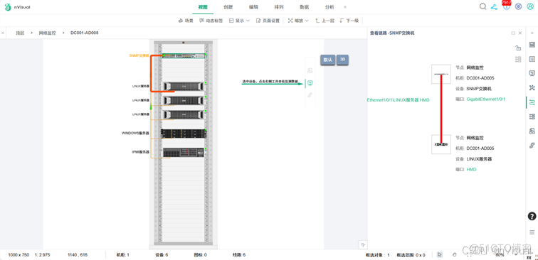 Prometheus & Grafana & nVisual 实现运维监控全面可视化_综合布线管理软件_08