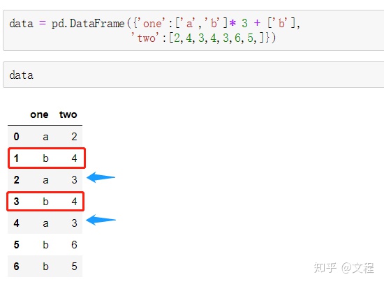 python DataFrame消除重复_dataframe 一列的不同值_02