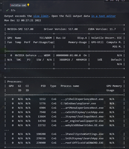 python查看显卡占用进程_python查看显卡占用进程_03