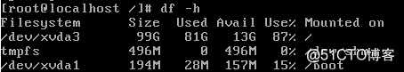 centos XFS 非lvm在线扩容_柱面_05