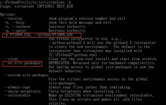 windows环境下使用virtualenv对python进行多版本隔离_virtualenv_05