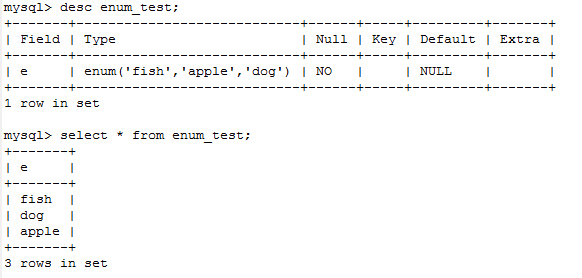 mysql 选择类型存数组_mysql