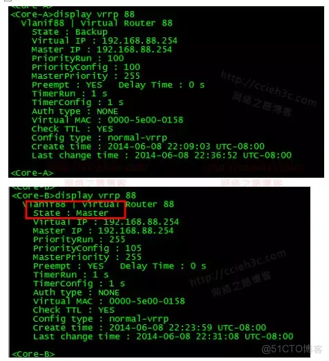 3、【实战中提升自己】华为 华三中小型企业网络架构搭建 【MSTP、链路聚合、VRRP部署】_Core_09