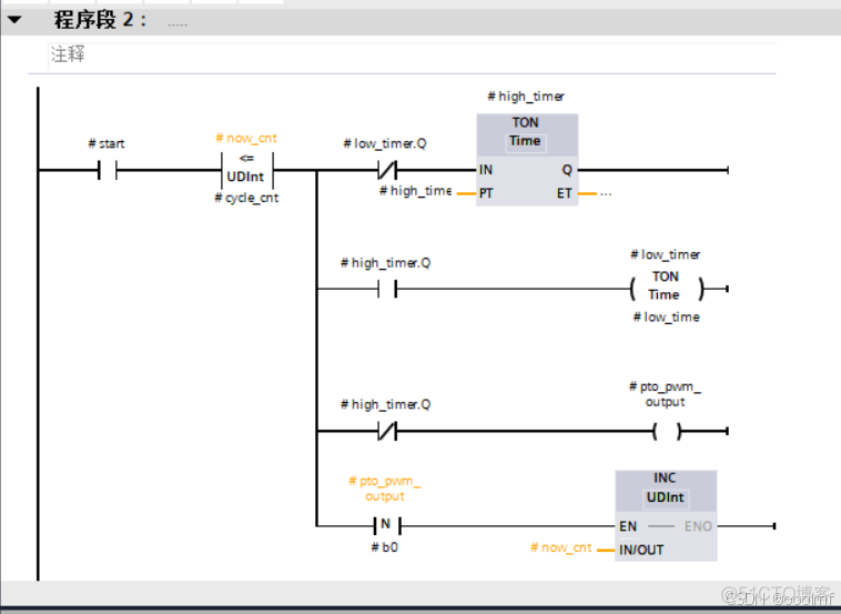 PLC1200定时亮灭次数LED_python_03