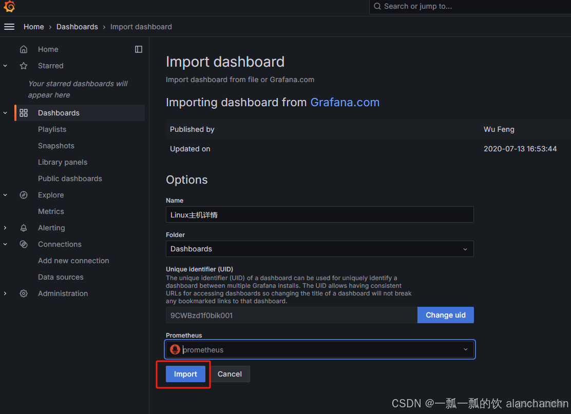 【运维监控】prometheus+node exporter+grafana 监控linux机器运行情况（2）_grafana_14