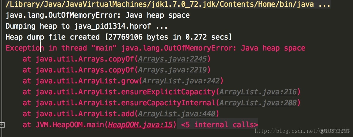 java堆外内存溢出程序会怎么样_java