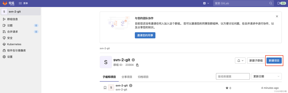 远程在gitlab上导入svn项目_svn_02