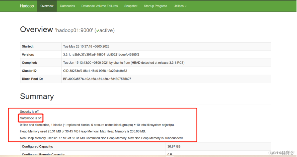 hadoop yarn 获取 作业 内存大小_hdfs