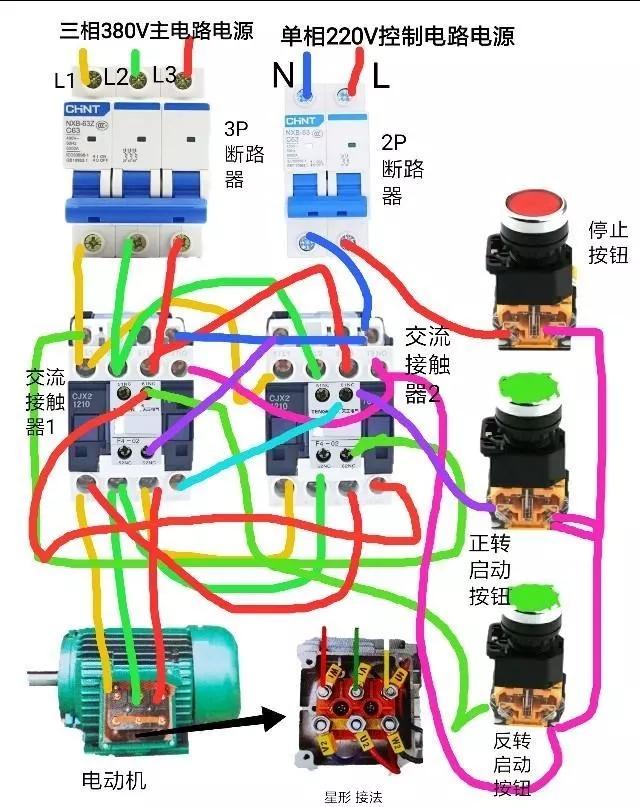 联锁 redis_220v正反转电机接线法_02