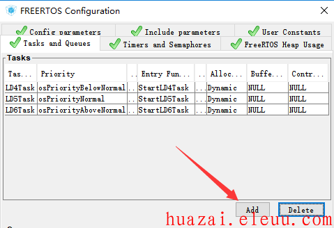 stm32cubemx freertos 默认任务_优先级_08