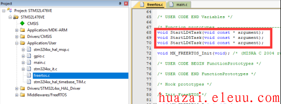 stm32cubemx freertos 默认任务_引脚_15