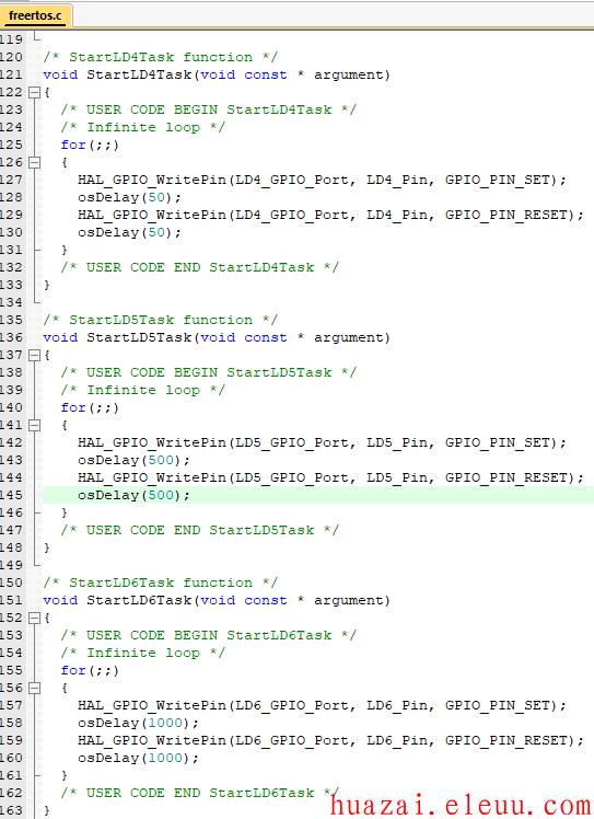 stm32cubemx freertos 默认任务_STM32_21