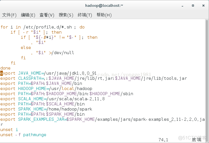 Spark环境部署及编程实践心得体会_hadoop_21