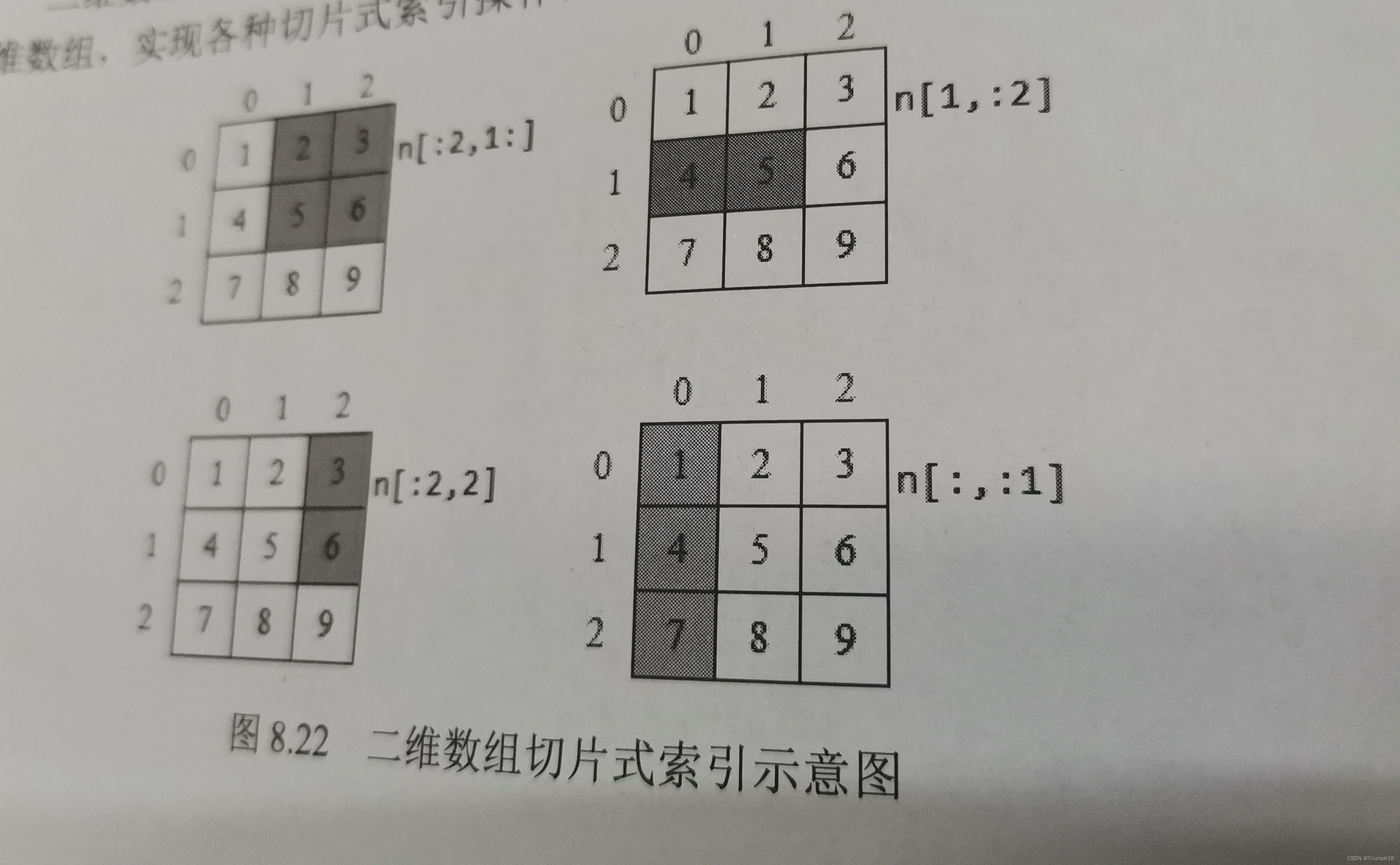 python遍历二维数组 索引_python_07