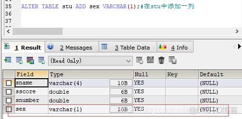 mysql添加学生网页页面代码_升序_04