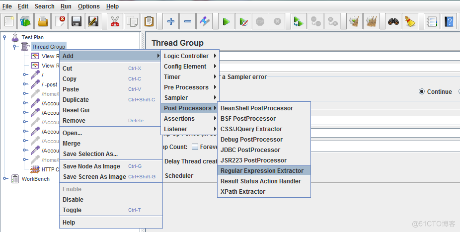 jmeter运行脚本报Notifying test listeners of end of test错误_HTTP_12