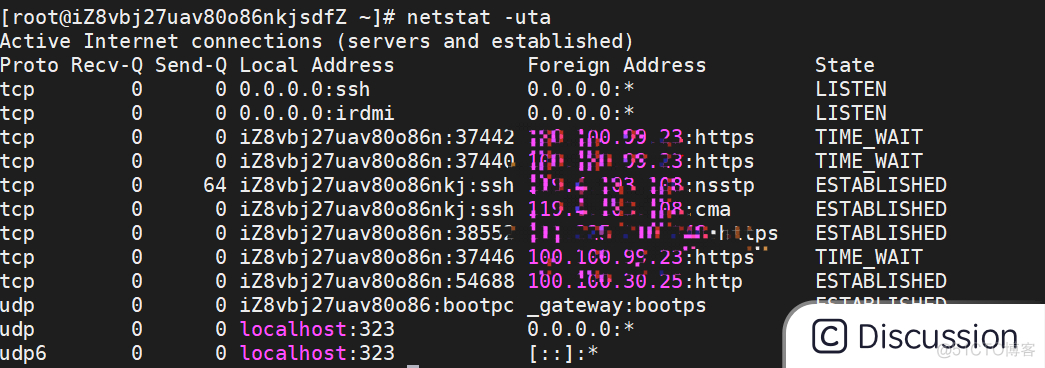 netstat 出现established 有300个正常 吗_python_02