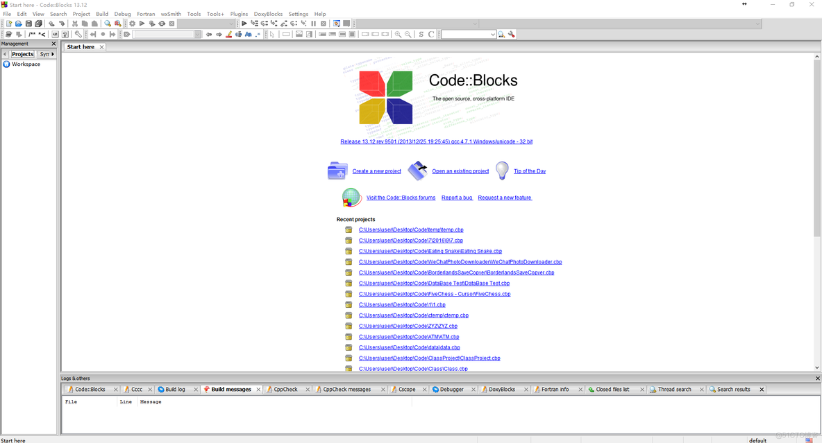 codeblocks怎么编译运行Java_项目文件