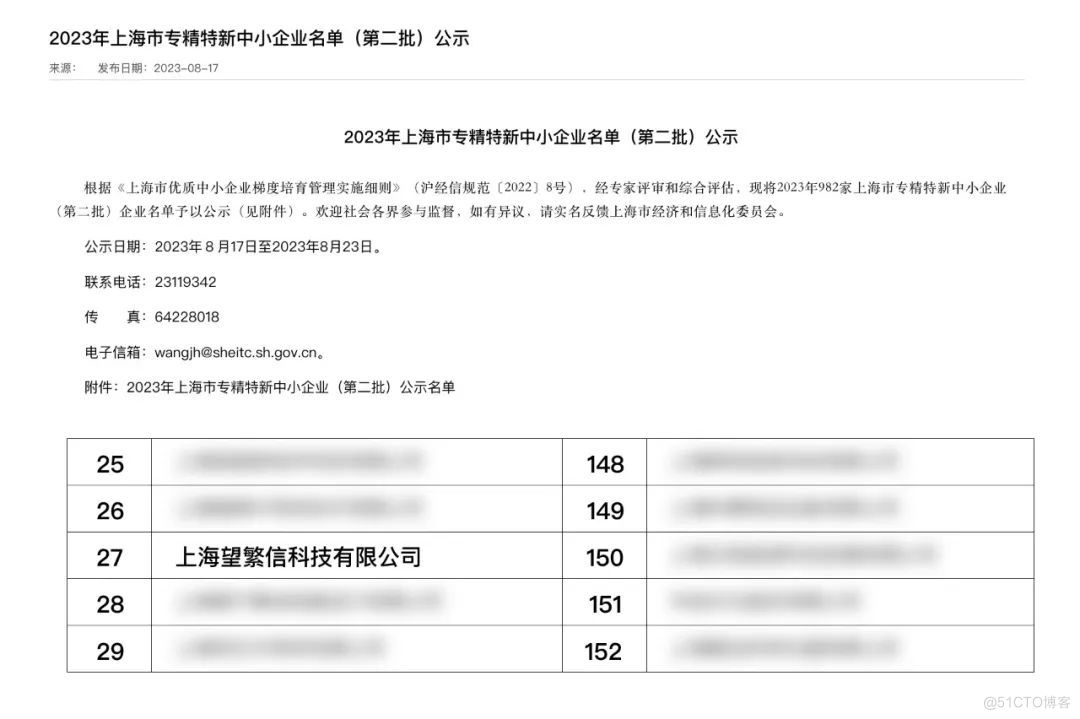 喜报 | 新突破！望繁信科技荣获2023上海市“专精特新”企业认证_流程挖掘