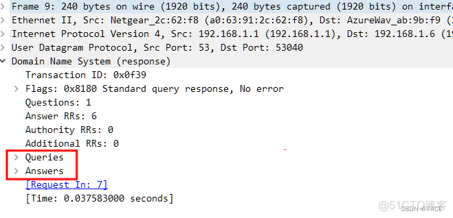 wireshark进行DNS查询_tcp/ip_02