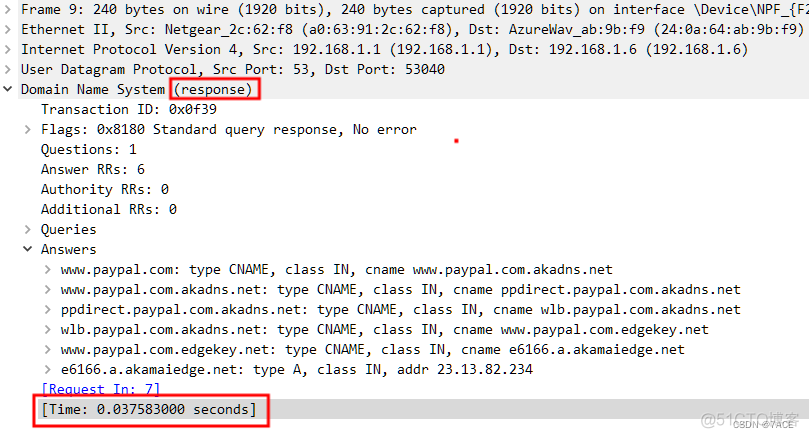 wireshark进行DNS查询_tcp/ip_08