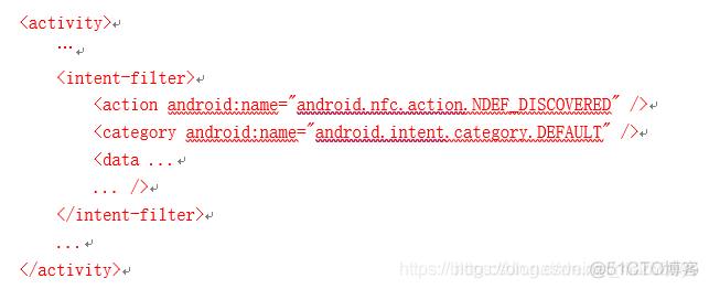 android 读取nfc跳转指定activity_清单文件_02