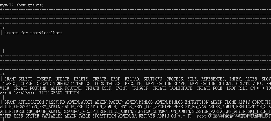 用户赋权 mysql root权限_数据库_10