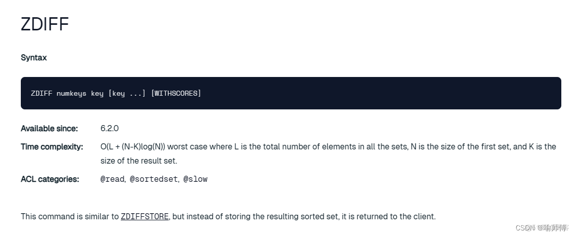 Redis SortedSet数据类型及其常用命令总结_有序集合_10