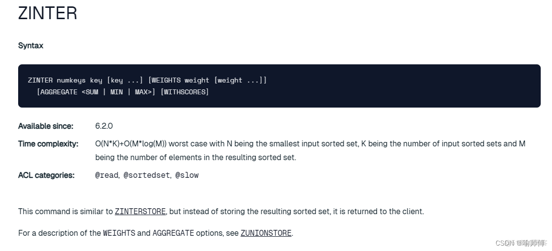 Redis SortedSet数据类型及其常用命令总结_有序集合_11