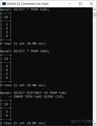 mysql交运算对应的sql_数据库_02