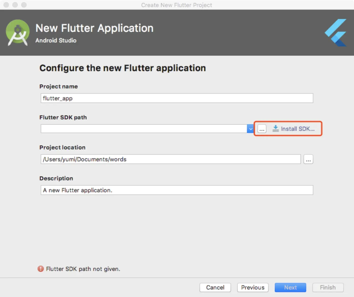 mac电脑androidstudio运行flutter项目_Flutter_04