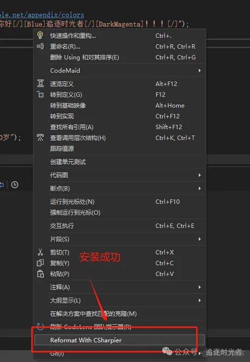 一个开源轻量级的C#代码格式化工具（支持VS和VS Code）_源地址_06