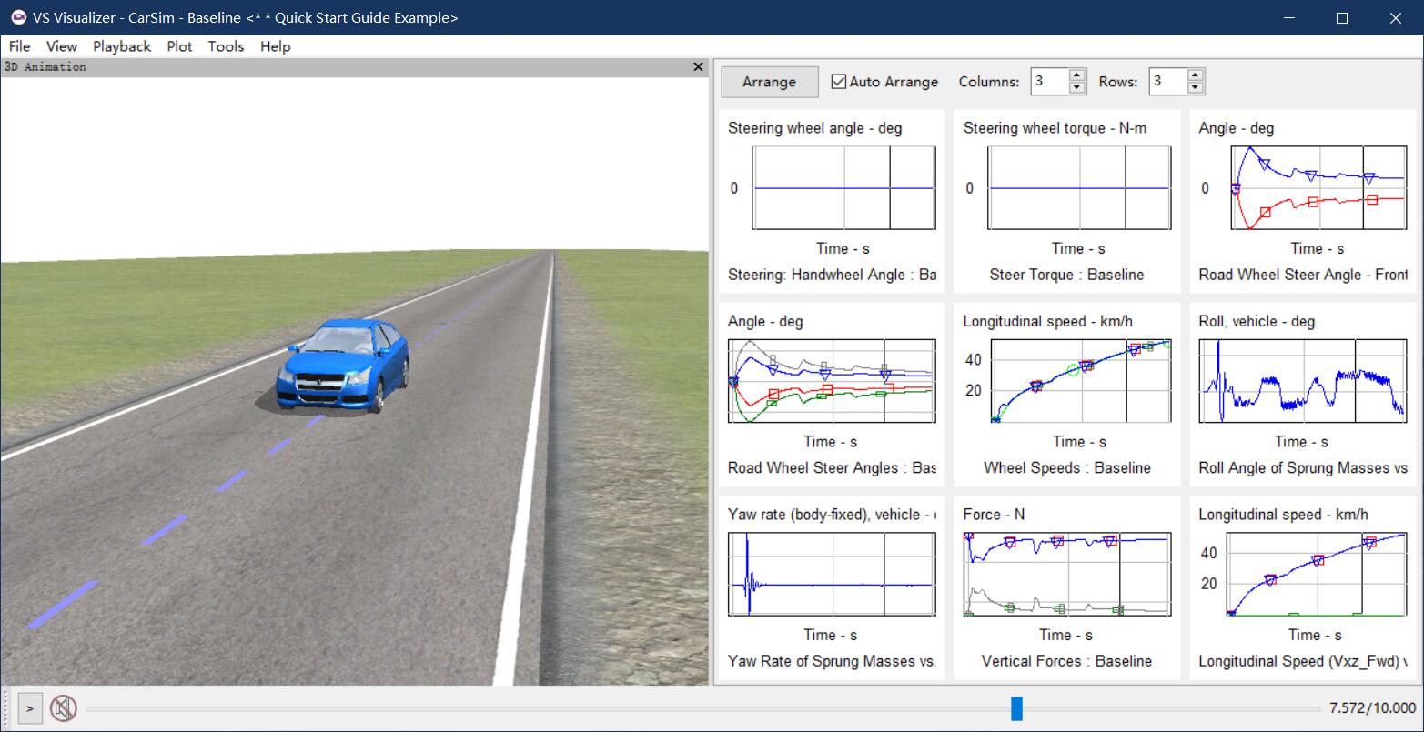 【自动驾驶】控制算法(八)横向控制Ⅱ | Carsim 与 Matlab 联合仿真基本操作_联合仿真_53