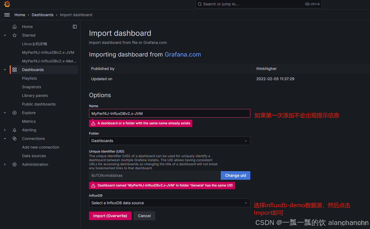 【运维监控】influxdb 2.0+grafana 监控java 虚拟机以及方法耗时情况（完整版）_jvm监控_22