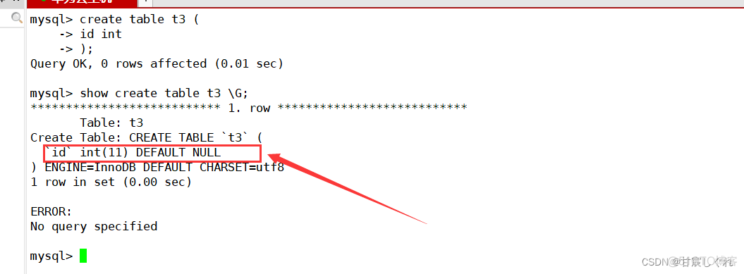 mysql设置时间字段允许空_数据库_15