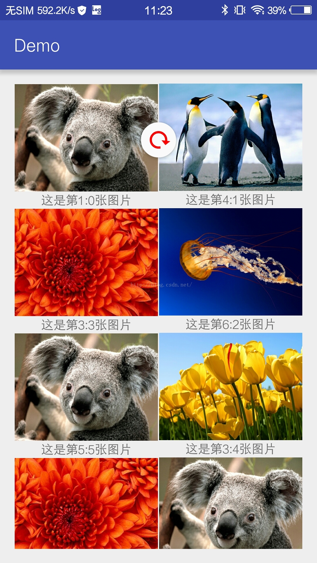 ios uicollectview 图片瀑布流_android