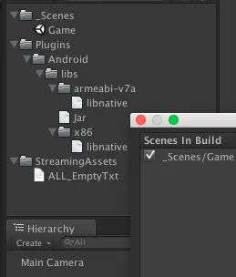 Unity与安卓交互 之   在Android Studio中写代码导出aar包_unity