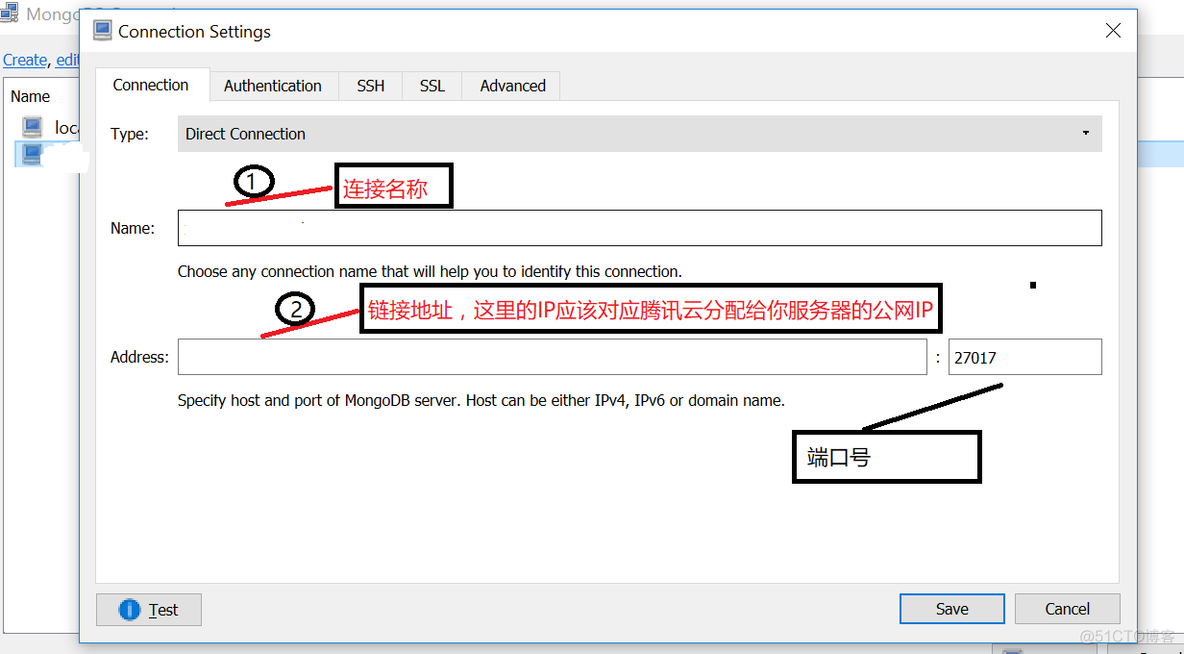 NoSQLBooster for MongoDB 链接远程数据库的坑_服务器_04