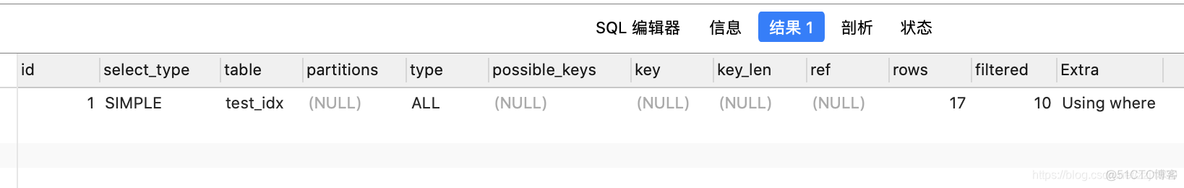 mysql复合索引升序降序为使用索引_sql_07