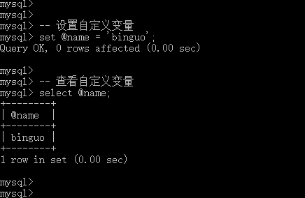 mysql 表变量 使用_系统变量_05